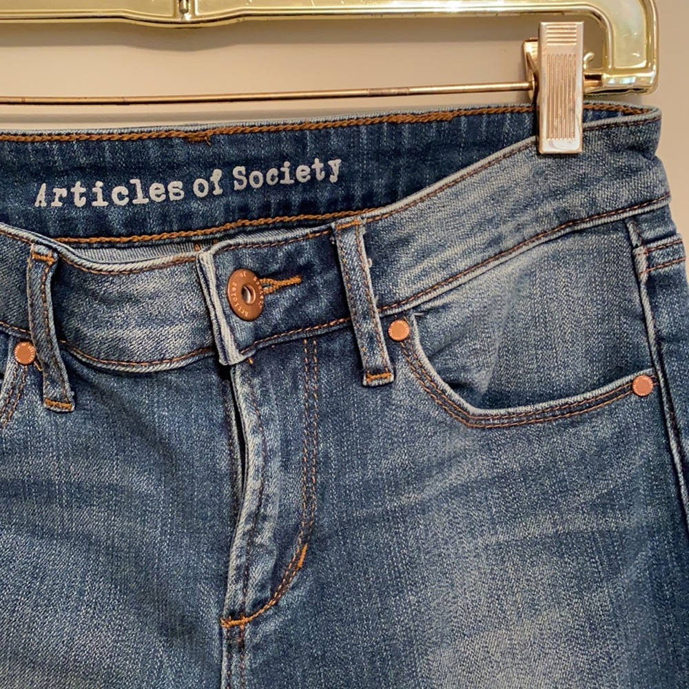 Articles of Society Skinny Jeans Raw Hem - Picture 7 of 12